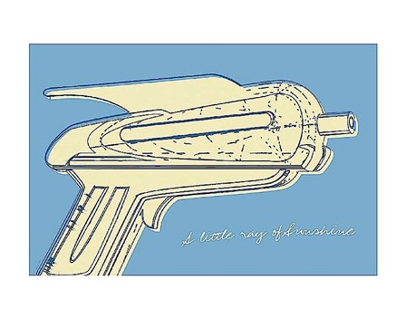 Lunastrella Raygun No. 2 by John W. Golden art print