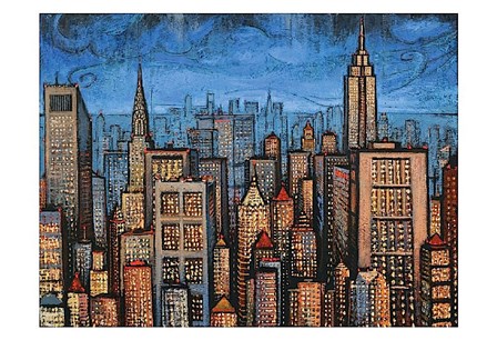 Twilight Skyline by Timothy Craig art print