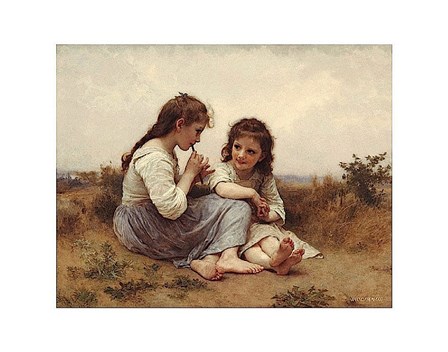 A Childhood Idyll by William Adolphe Bouguereau art print