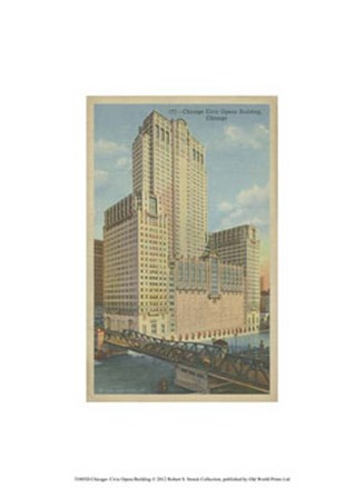 Chicago- Civic Opera Building art print