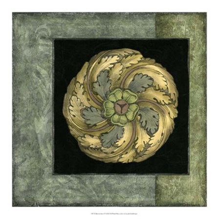 Rosette Inset I by Jennifer Goldberger art print