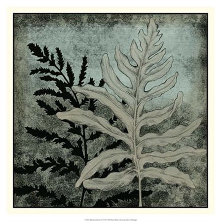 Illuminated Ferns II by Megan Meagher art print