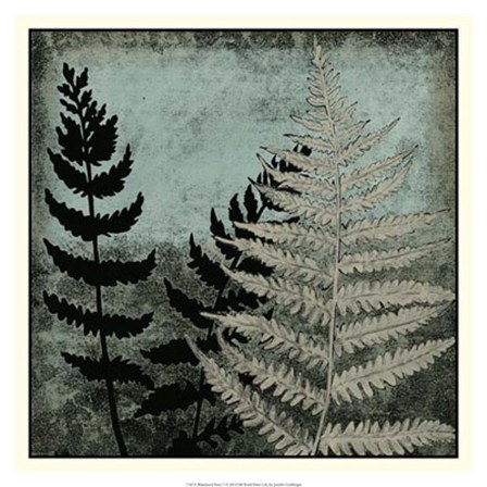 Illuminated Ferns V by Megan Meagher art print