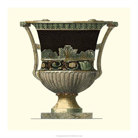 Crackled Large Giardini Urn I by Giovanni Giardini art print