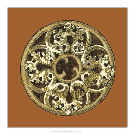 Graphic Medallion II by Vision Studio art print