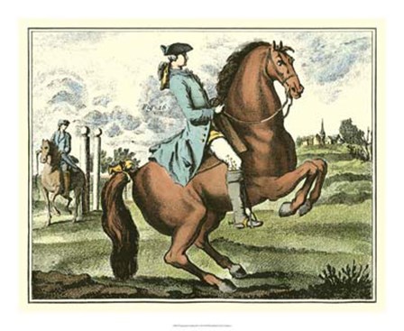 Equestrian Training III by Denis Diderot art print