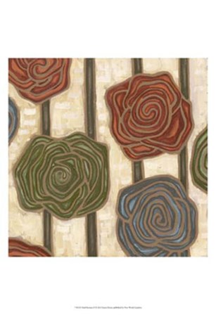 Mod Rosettes II by Karen Deans art print