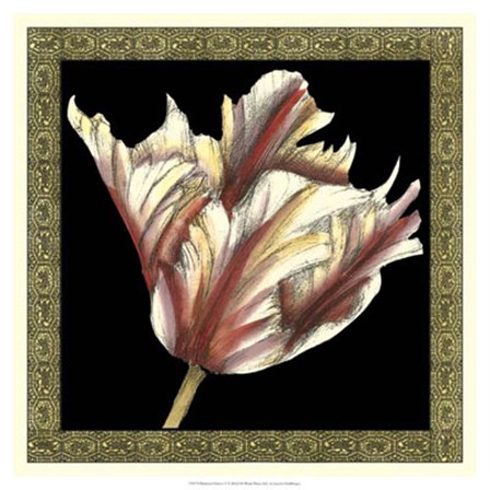 Patterned Flowers V by Jennifer Goldberger art print