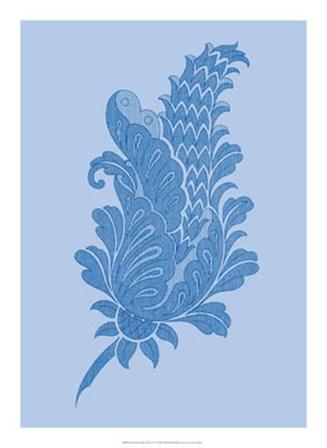 Porcelain Blue Motif IV by Vision Studio art print