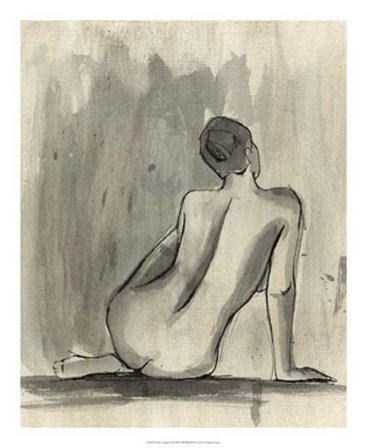 Sumi-e Figure II by Ethan Harper art print