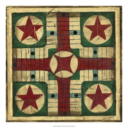 Antique Parcheesi by Ethan Harper art print