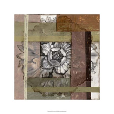 Woven Rosette I by Jennifer Goldberger art print