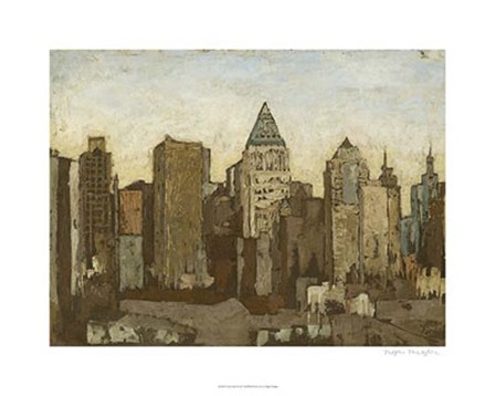 City &amp; Sky I by Megan Meagher art print