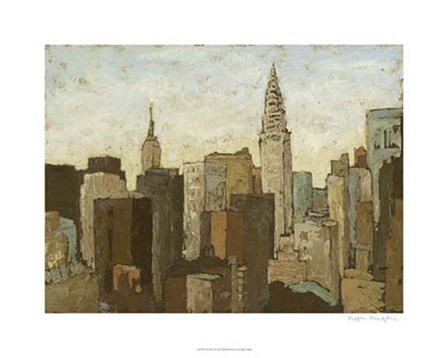 City &amp; Sky II by Megan Meagher art print