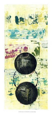 Retro Textures I by Jennifer Goldberger art print