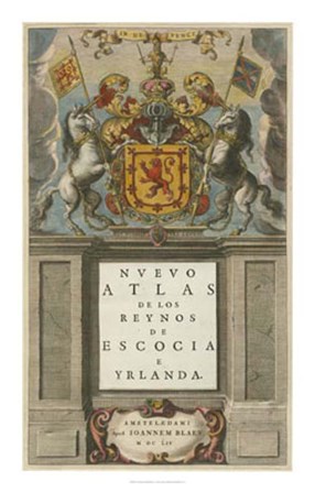 Nuevo Atlas by Johannes Blaeu art print