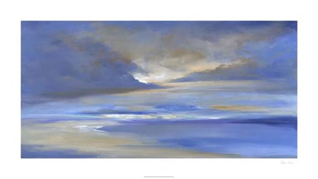 Surfer&#39;s Beach Sky by Sheila Finch art print