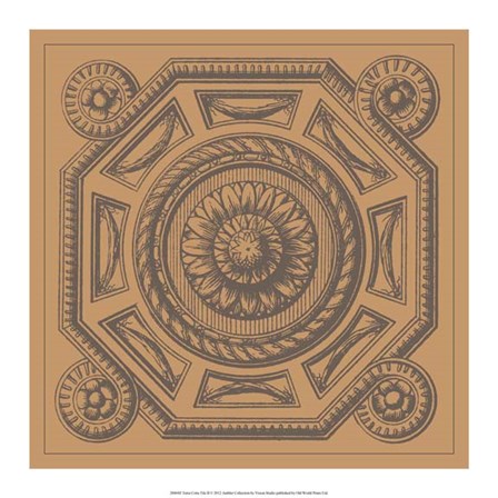 Terra Cotta Tile II by Vision Studio art print