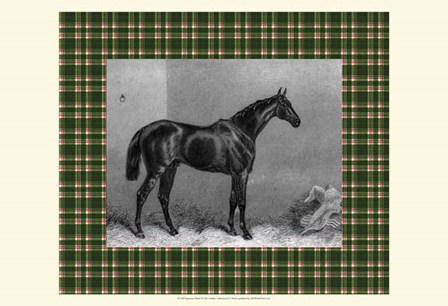 Equestrian Plaid I by Etienne Hacker art print