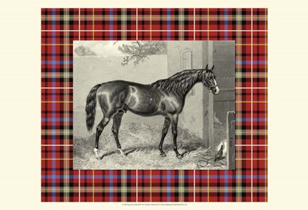 Equestrian Plaid III by Etienne Hacker art print