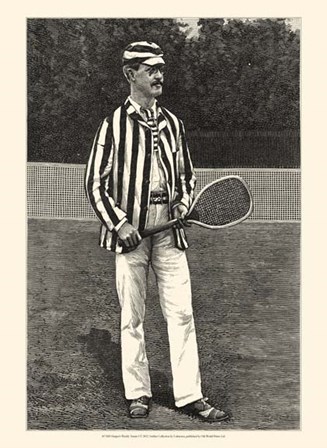 Harper&#39;s Weekly Tennis I art print