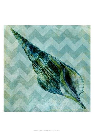 Chevron Shell V by Vision Studio art print