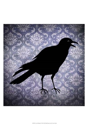 Crow &amp; Damask by Vision Studio art print