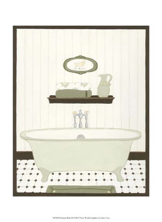 Parisian Bath III by June Erica Vess art print