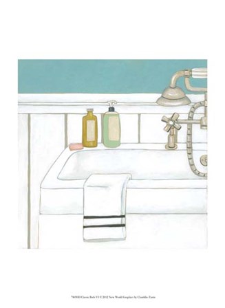 Classic Bath VI by Chariklia Zarris art print