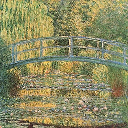 The Waterlilly Pond, Green Harmony by Claude Monet art print