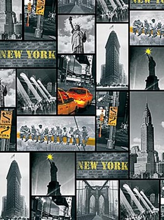 New York Repeat by The Vintage Collection art print