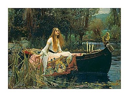 The Lady of Shalott, 1888 by John William Waterhouse art print