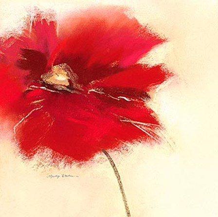 Red Poppy Power II by Marilyn Robertson art print