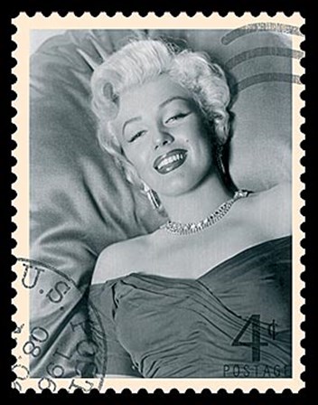 Movie Stamp V by The Vintage Collection art print