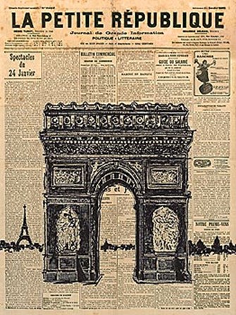 Paris Journal II by Maria Mendez art print