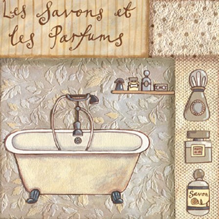 Les Savons Et Les Parfums by Sophie Harding art print