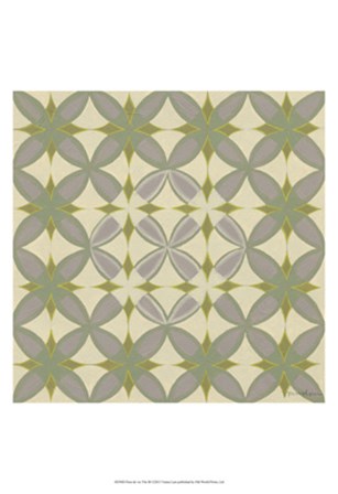 Fleur de Vie Tile III by Vanna Lam art print