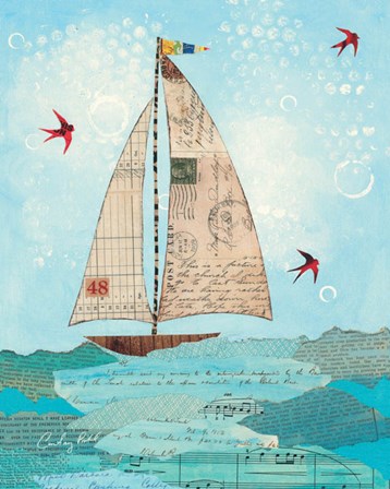 Coastal Notes I by Courtney Prahl art print