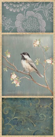 Black Capped Chickadee by Danhui Nai art print