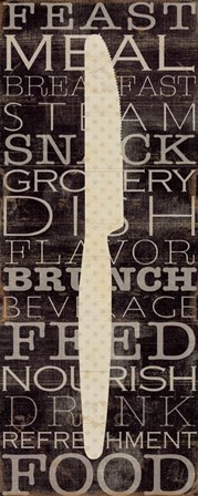 Kitchen Words III by Pela Studio art print