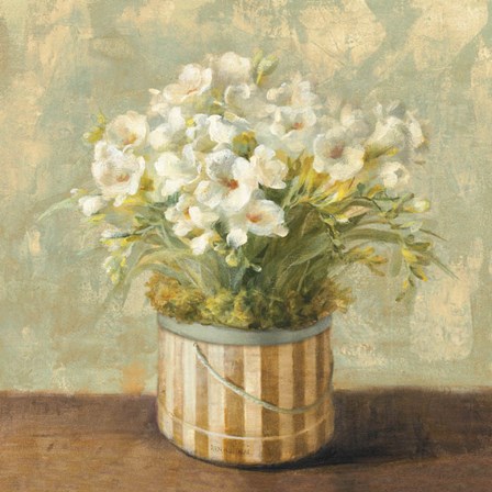 Hatbox Freesia by Danhui Nai art print