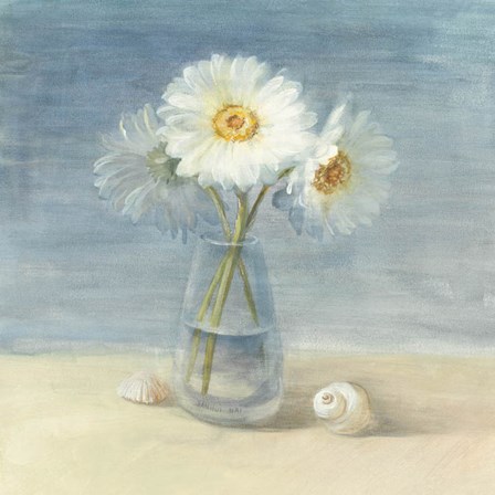 Daisies and Shells by Danhui Nai art print