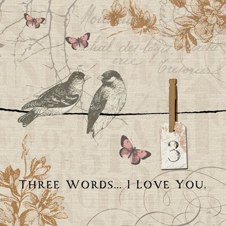 Words that Count III by Pela art print