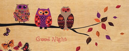 Good Night Owl by Wild Apple Portfolio art print