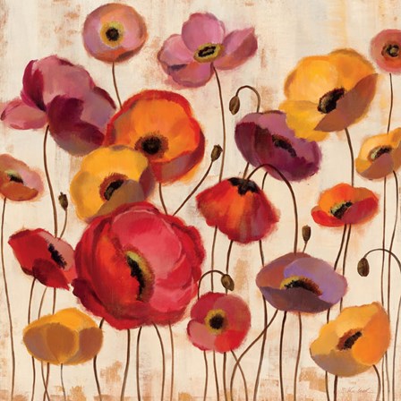 Sunrise Anemones by Silvia Vassileva art print