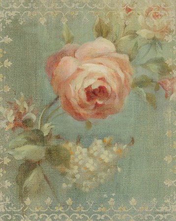 Rose on Sage by Danhui Nai art print