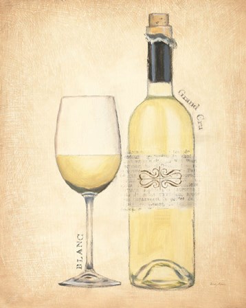 Grand Cru Blanc by Emily Adams art print