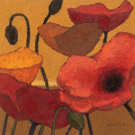 Poppy Curry II by Shirley Novak art print