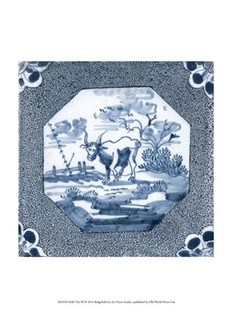 Delft Tile III by Vision Studio art print