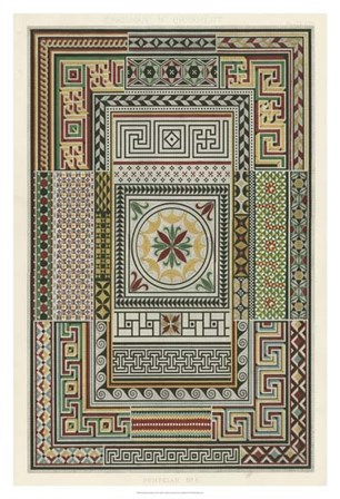 Pompeian Design by Owen Jones art print